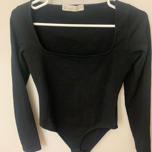 Oak and Fort, Oak Refined (sustainable line), size small black bodysuit